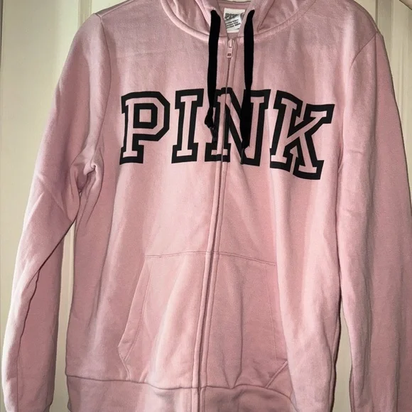 Victoria's Secret Pink Zip-Up Hoodie - Picture 1 of 3